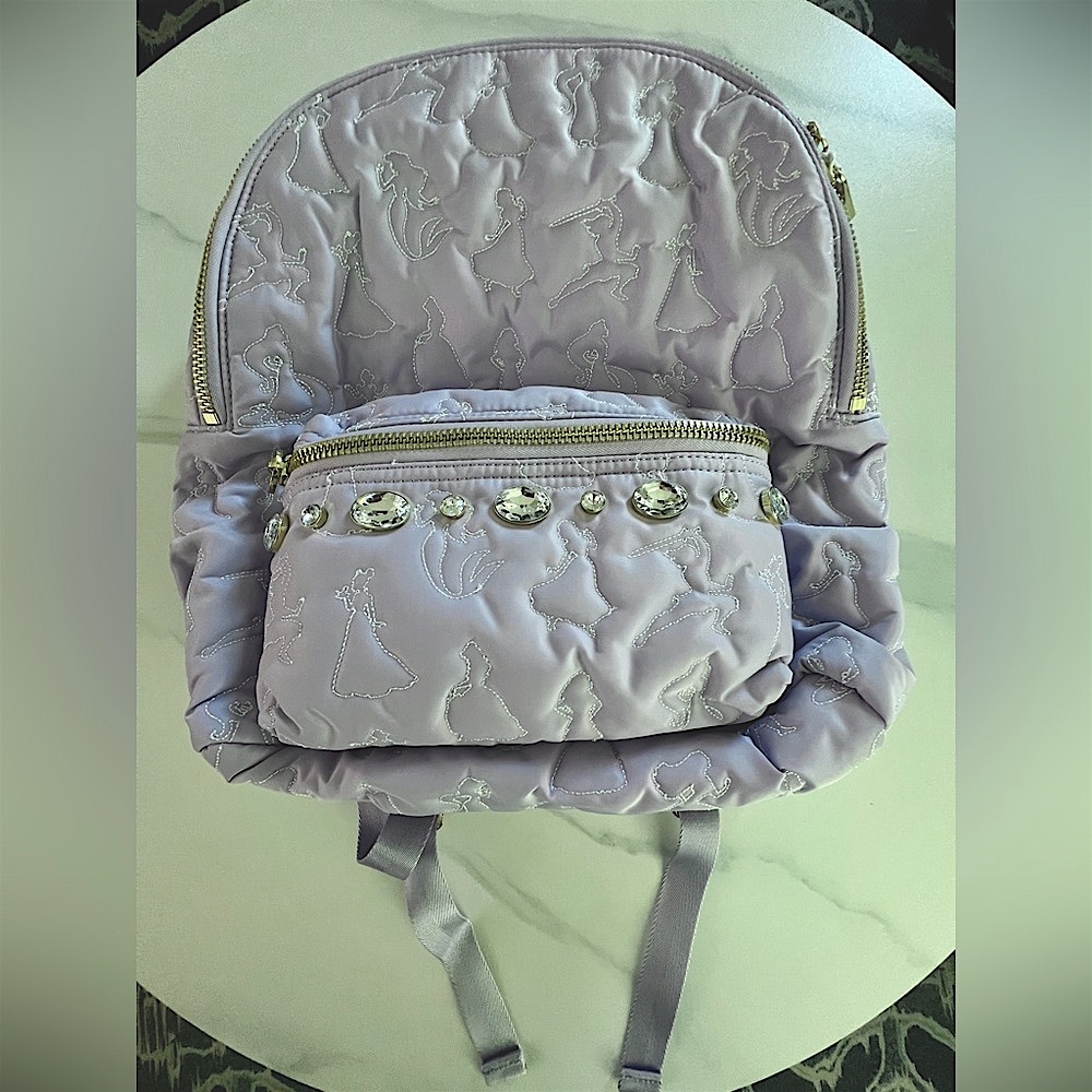 Disney Princess Stoney Clover Lane Rhinestone Backpack Lavender 💜 👑 NEVER USED